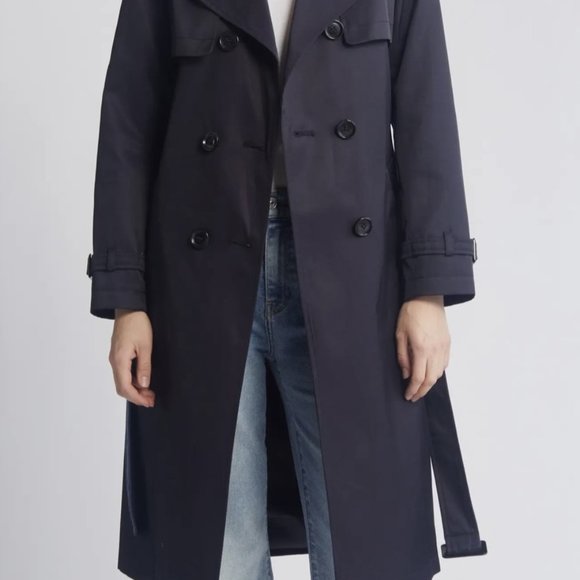 Sam Edelman Corduroy Contrast Trench Coat- Size Small - Picture 4 of 7